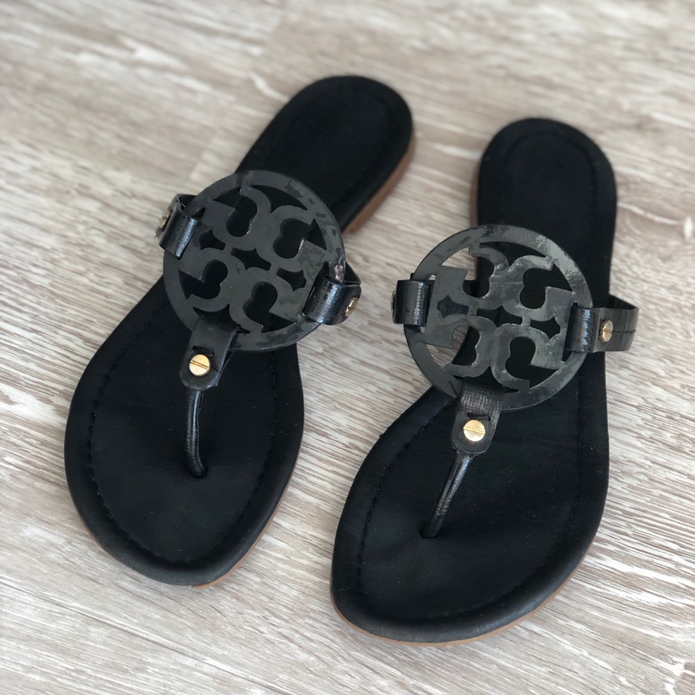 Tory Burch Miller Sandals in Navy